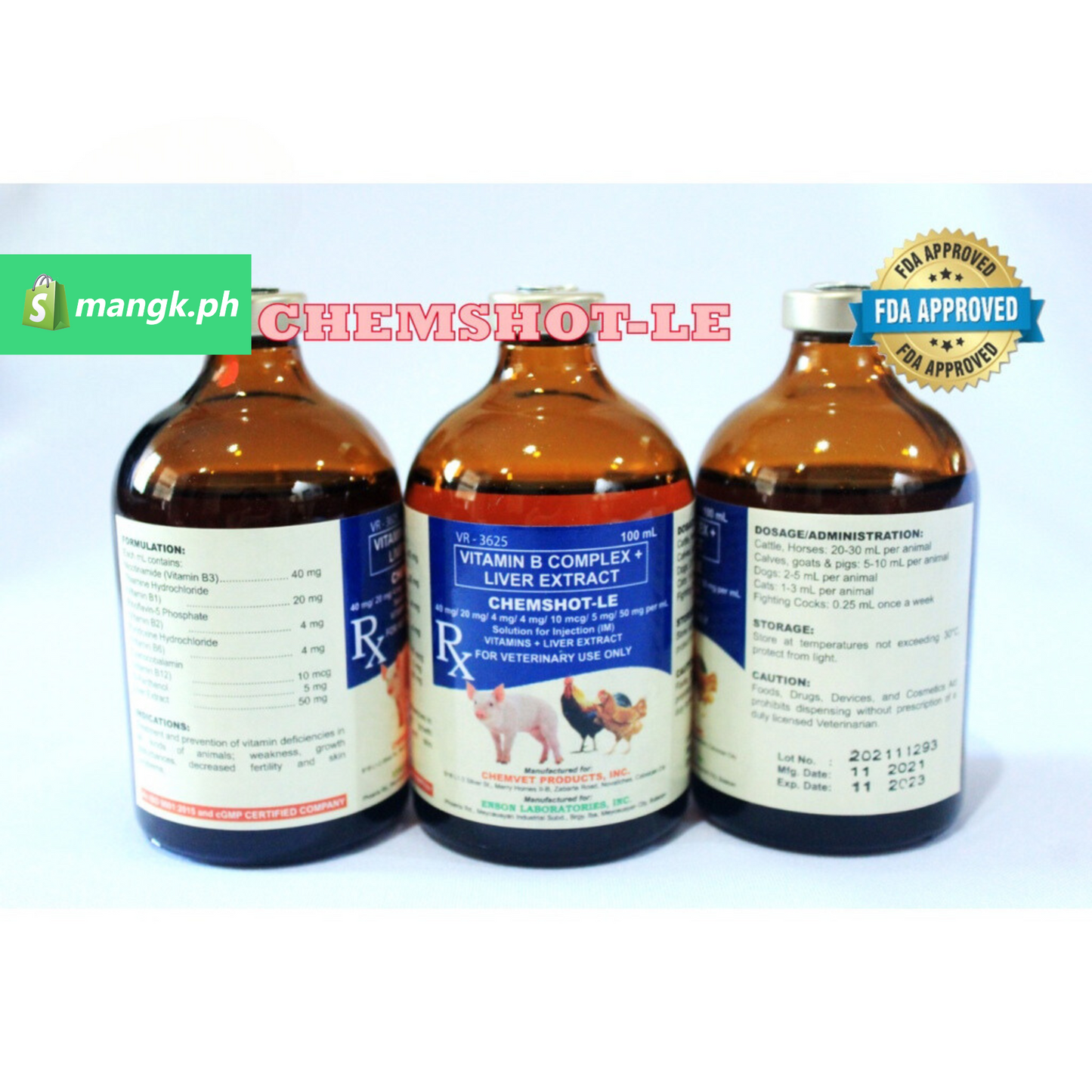 CHEMSHOT LE Complete B VITAMINS for animals