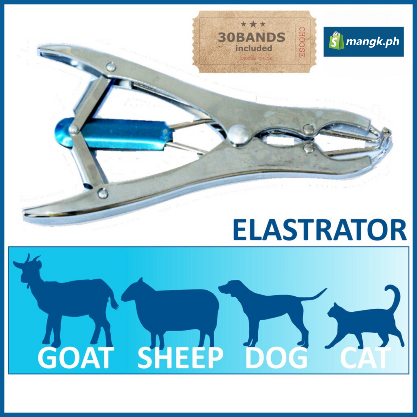 ELASTRATOR for goats sheep dogs or cats