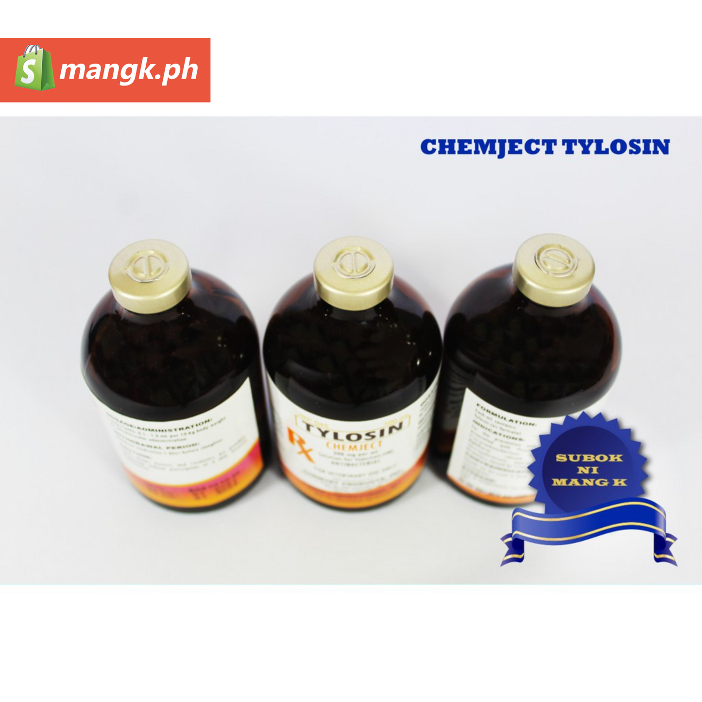 Chemject TYLOSIN Antibacterial for Pneumonia 100ml