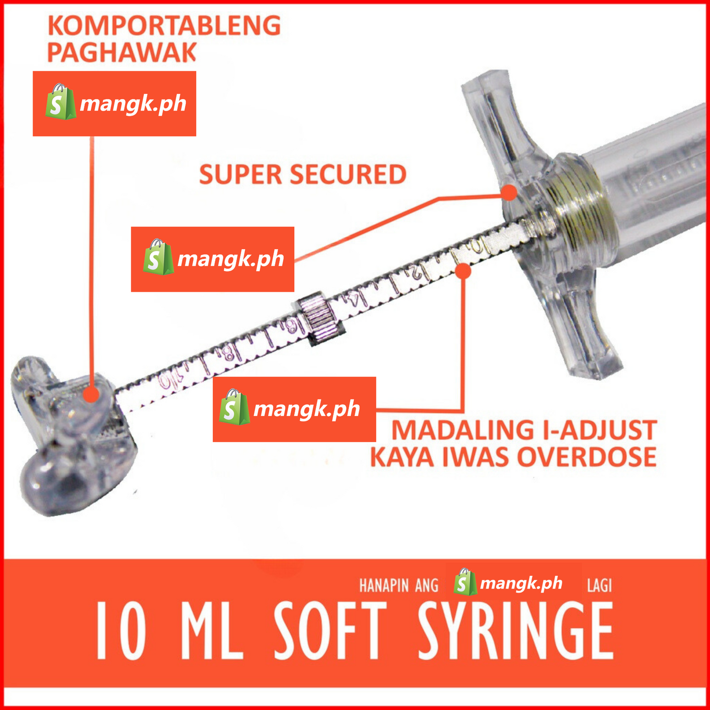 10mL FIBERGLASS SYRINGE| Reusable for GOATS/SHEEP/CATTLE and PIG